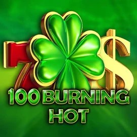 100 Burning Hot slot logo by Amusnet Interactive at Spinstein Casino