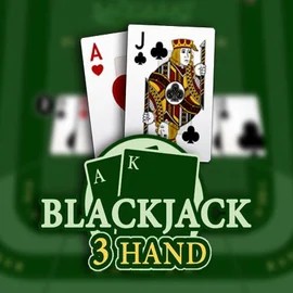 Blackjack 3H (Habanero) slot logo by Habanero at Spinstein Casino