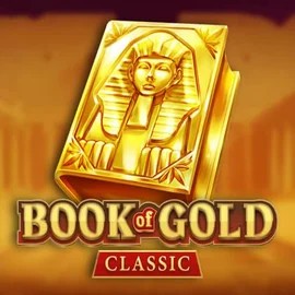 Book of Gold Classic slot logo by Playson at Spinstein Casino