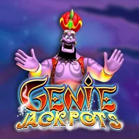 Genie Jackpots casino game by Blueprint Gaming – featured logo at Spinstein Casino