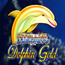 Dolphin Gold with Stellar Jackpots by Lightning Box Game, showcased at spin-stein.at – game logo